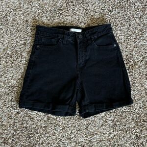 Lauren Conrad Jean Shorts | Black Jean Shorts | Long Jean Shorts